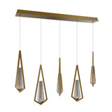 Devotion 5W 5 LED Pendant 18 Inch Tall and 5.5 Inch Wide by Schonbek Beyond - BPD66205L