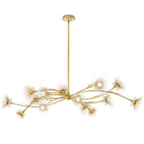 Coquette 1.4W 14 LED Linear Pendant 27.63 Inch Wide by Schonbek Forever  - SJ7714