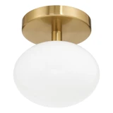 Julep 4.5W 1 LED Semi Flush Mount 6.25 Inch Tall and 6 Inch Wide by Thesis - 207381A