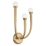 Dahlia 5W 3 LED Wall Sconce 18.25 Inch Tall and 7 Inch Wide by Thesis - 207255A