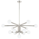 Stockholm 10W 13 LED Chandelier 16.75 Inch Tall X 40.5 Inch Wide by Thesis - 207349A
