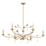 Presley 6 Light Chandelier 20 Inch Tall and 48 Inch Wide by Thesis - 207342A