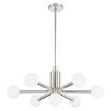 Stockholm 10W 7 LED Chandelier 13.5 Inch Tall and 29 Inch Wide by Thesis - 207348A