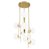Julep 4.5W 9 LED Chandelier 19.5 Inch Tall and 22.25 Inch Wide by Thesis - 207379A