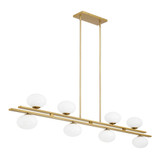 Julep 4.5W 8 LED Linear Chandelier 11.25 Inch Tall X 6 Inch Wide by Thesis - 207378A
