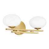 Julep 4.5W 2 LED Bath Vanity 6.25 Inch Tall and 7.25 Inch Wide by Thesis - 207383A
