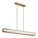 Courtney 83W 1 LED Linear Chandelier 4 Inch Tall X 3.5 Inch Wide by Thesis - 207413A