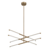 Overture 44.5W 8 LED Chandelier 7.5 Inch Tall and 36 Inch Wide by Thesis - 207281A