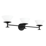 Tremolo 3 Light Bath Vanity 7.5 Inch Tall and 8 Inch Wide by Thesis - 207324A