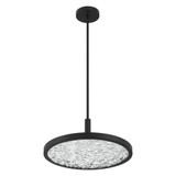 Courtney 25.5W 1 LED Convertible Pendant 8.75 Inch X 18 Inch Wide by Thesis - 207417A