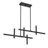 Manhattan 36W 12 LED Linear Chandelier 22.5 Inch X 4.75 Inch Wide by Thesis - 207296A