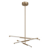 Overture 26W 6 LED Chandelier 5.5 Inch Tall and 24 Inch Wide by Thesis - 207279A