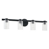 Bedminster 4 Light Bath Vanity 7.25 Inch Tall and 5.75 Inch Wide by Thesis - 207043A