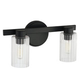 Bedminster 2 Light Bath Vanity 7.25 Inch Tall and 5.75 Inch Wide by Thesis - 207029A