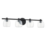 Valentina 4 Light Bath Vanity 6.5 Inch Tall and 6.25 Inch Wide by Thesis - 207016A