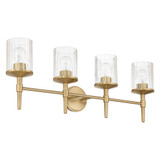 Andrea 4 Light Bath Vanity 11.75 Inch Tall and 6 Inch Wide by Thesis - 207695A