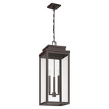 Hillside 3 Light Outdoor Pendant 28 Inch Tall and 11 Inch Wide by Thesis - 207748A