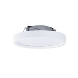 Surf 11W LED Regressed Edge Lit Flush Mount with Round Baffle by Nora - NLOS-R42