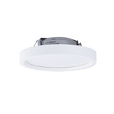 Surf 11W LED Regressed Edge Lit Flush Mount with Round Baffle by Nora - NLOS-R42