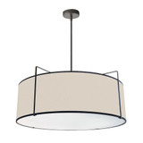 Trapezoid 4 Light Pendant In Contemporary Style 10 x 24 Inches by Dainolite - TRA-244P