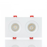 Midway 24W 1 LED 3.5 Inch Rectangular Double Gimbal by Eurofase  - 45381