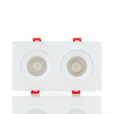 Midway 24W 1 LED 3.5 Inch Rectangular Double Gimbal (Set of 2) by Eurofase  - 45381-2
