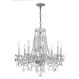 Traditional Crystal 8 Light Medium Chandelier by Crystorama - 1138