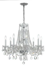 Traditional Crystal 8 Light Medium Chandelier by Crystorama - 1138