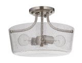 Tyler 2 Light 13 Inch Wide Semi Flush Mount by Craftmade - 50252