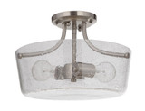 Tyler 2 Light 13 Inch Wide Semi Flush Mount by Craftmade - 50252