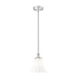 Fleur 1 Light Pendant 9.25 Inch Tall and 8 Inch Wide by Z Lite - 1958P8