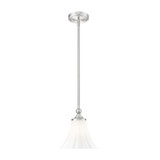 Fleur 1 Light Pendant 9.25 Inch Tall and 8 Inch Wide by Z Lite - 1958P8