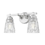 Andree 2 Light Bath Vanity 9 Inch Tall and 16 Inch Wide by Z Lite - 1960-2V