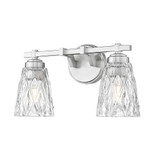 Andree 2 Light Bath Vanity 9 Inch Tall and 16 Inch Wide by Z Lite - 1960-2V