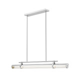 Benoit 50W 1 LED Linear Chandelier 5.25 Inch and 56 Inch Length by Z Lite - 1959-54L