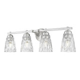 Andree 4 Light Bath Vanity 9 Inch Tall and 32 Inch Wide by Z Lite - 1960-4V