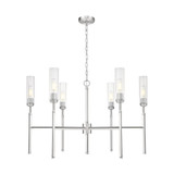 Esme 6 Light Chandelier 24.5 Inch Tall and 38 Inch Wide by Z Lite - 3047-6