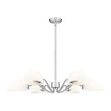 Breton 6 Light Chandelier 5 Inch Tall and 39 Inch Wide by Z Lite - 3048-6