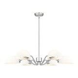 Breton 6 Light Chandelier 5 Inch Tall and 39 Inch Wide by Z Lite - 3048-6