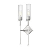 Esme 2 Light Wall Sconce 23.75 Inch Tall and 8 Inch Wide by Z Lite - 3047-2S