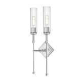 Esme 2 Light Wall Sconce 23.75 Inch Tall and 8 Inch Wide by Z Lite - 3047-2S