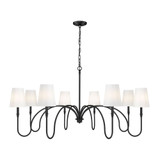 Jisele 8 Light Chandelier 28.25 Inch Tall and 58.75 Inch Wide by Z Lite - 4505-8
