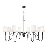 Jisele 8 Light Chandelier 28.25 Inch Tall and 58.75 Inch Wide by Z Lite - 4505-8