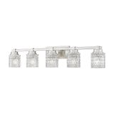 Jacqueline 5 Light Bath Vanity 7.75 Inch Tall and 40.25 Inch Wide by Z Lite - 6101-5V