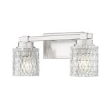 Jacqueline 2 Light Bath Vanity 7.75 Inch Tall and 15.75 Inch Wide by Z Lite - 6101-2V
