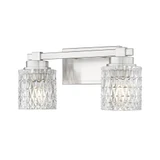 Jacqueline 2 Light Bath Vanity 7.75 Inch Tall and 15.75 Inch Wide by Z Lite - 6101-2V