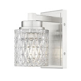 Jacqueline 1 Light Wall Sconce 8 Inch Tall and 4.75 Inch Wide by Z Lite - 6101-1S