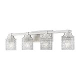 Jacqueline 4 Light Bath Vanity 7.75 Inch Tall and 31.5 Inch Wide by Z Lite - 6101-4V