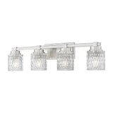 Jacqueline 4 Light Bath Vanity 7.75 Inch Tall and 31.5 Inch Wide by Z Lite - 6101-4V