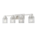 Jacqueline 4 Light Bath Vanity 7.75 Inch Tall and 31.5 Inch Wide by Z Lite - 6101-4V
